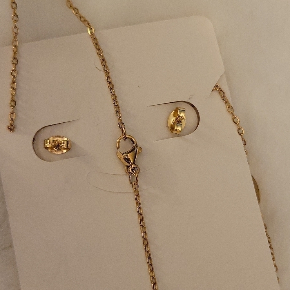 Owl Stainless Steel Jewelry Set NWT - Picture 3 of 3